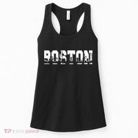 Boston Massachusetts Skyline Graphic Apparel Women's Tank Top thumb 0