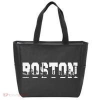 Boston Massachusetts Skyline Graphic Apparel Tote Bag thumb 0