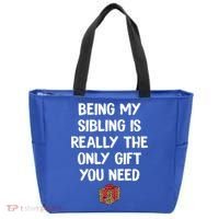Being My Sibling Is Really The Only Gift You Need Box Xmas Cute Gift Tote Bag thumb 0
