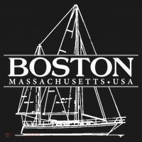 Boston Massachusetts Souvenir Sailing Great Gift T-Shirt thumb 7