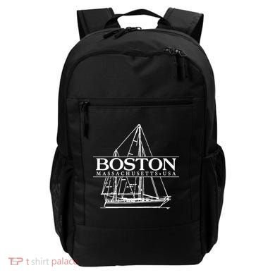 Boston Massachusetts Souvenir Sailing Great Gift Backpack
