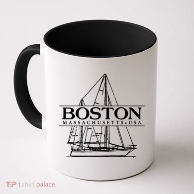 Boston Massachusetts Souvenir Sailing Great Gift Coffee Mug