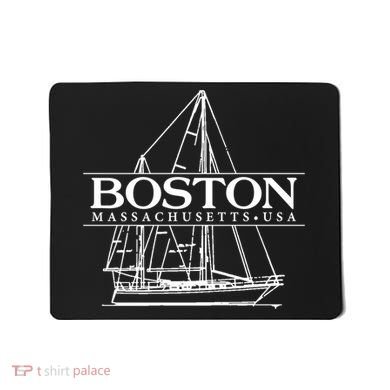 Boston Massachusetts Souvenir Sailing Great Gift Mousepad