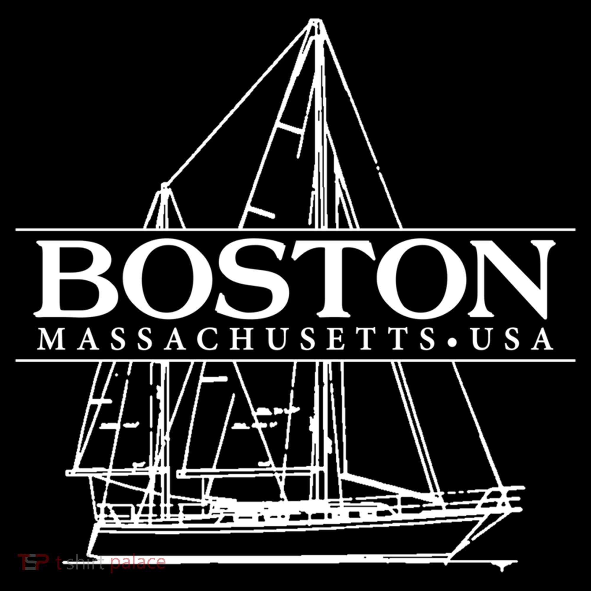 Boston Massachusetts Souvenir Sailing Great Gift Mousepad