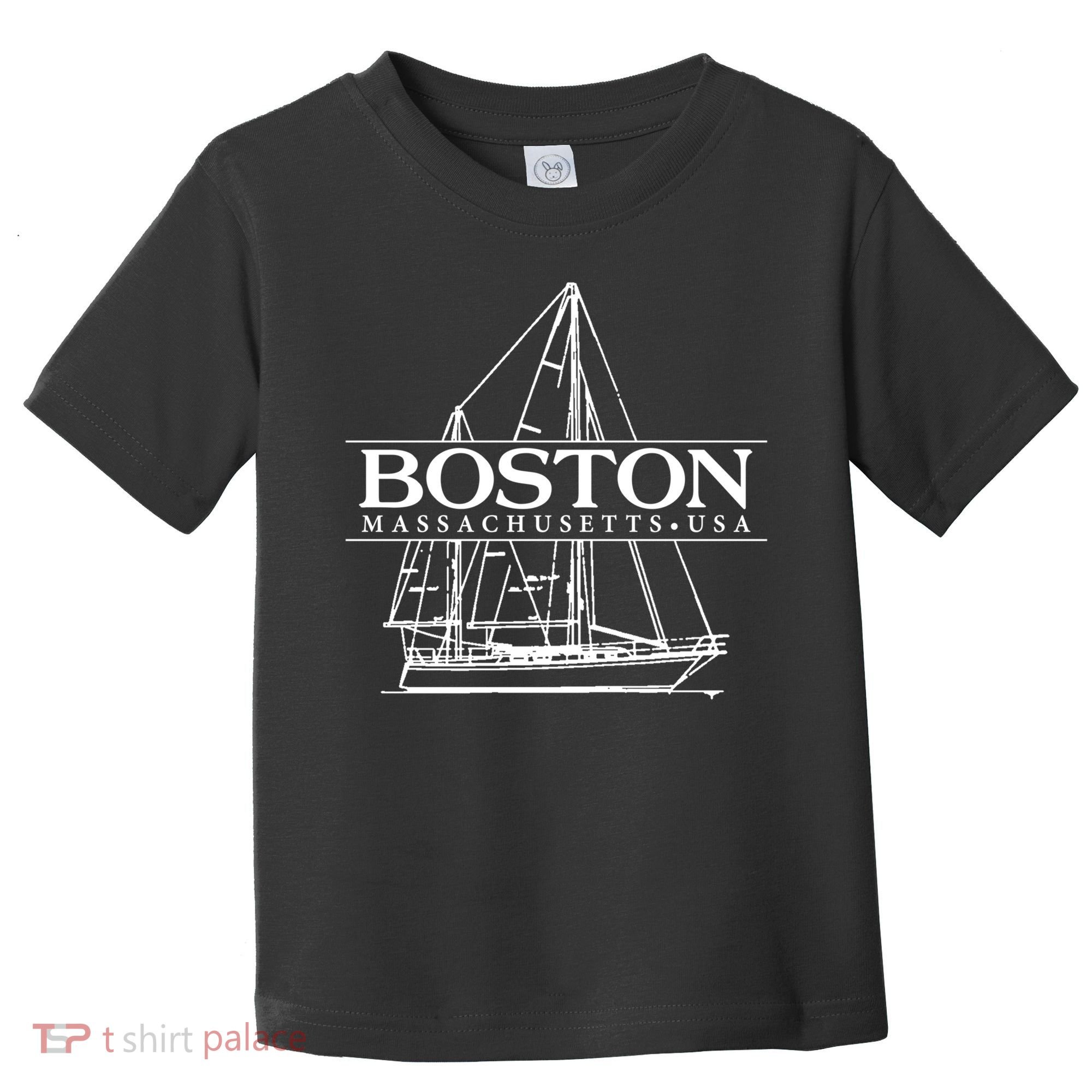 Boston Massachusetts Souvenir Sailing Great Gift Toddler T-Shirt