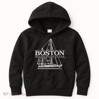 Boston Massachusetts Souvenir Sailing Great Gift Kids Hoodie thumb 0