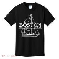 Boston Massachusetts Souvenir Sailing Great Gift Kids T-Shirt thumb 0