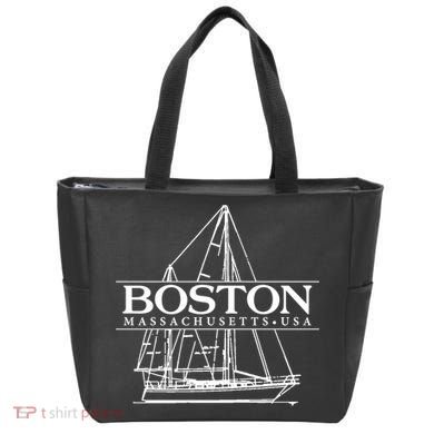 Boston Massachusetts Souvenir Sailing Great Gift Tote Bag