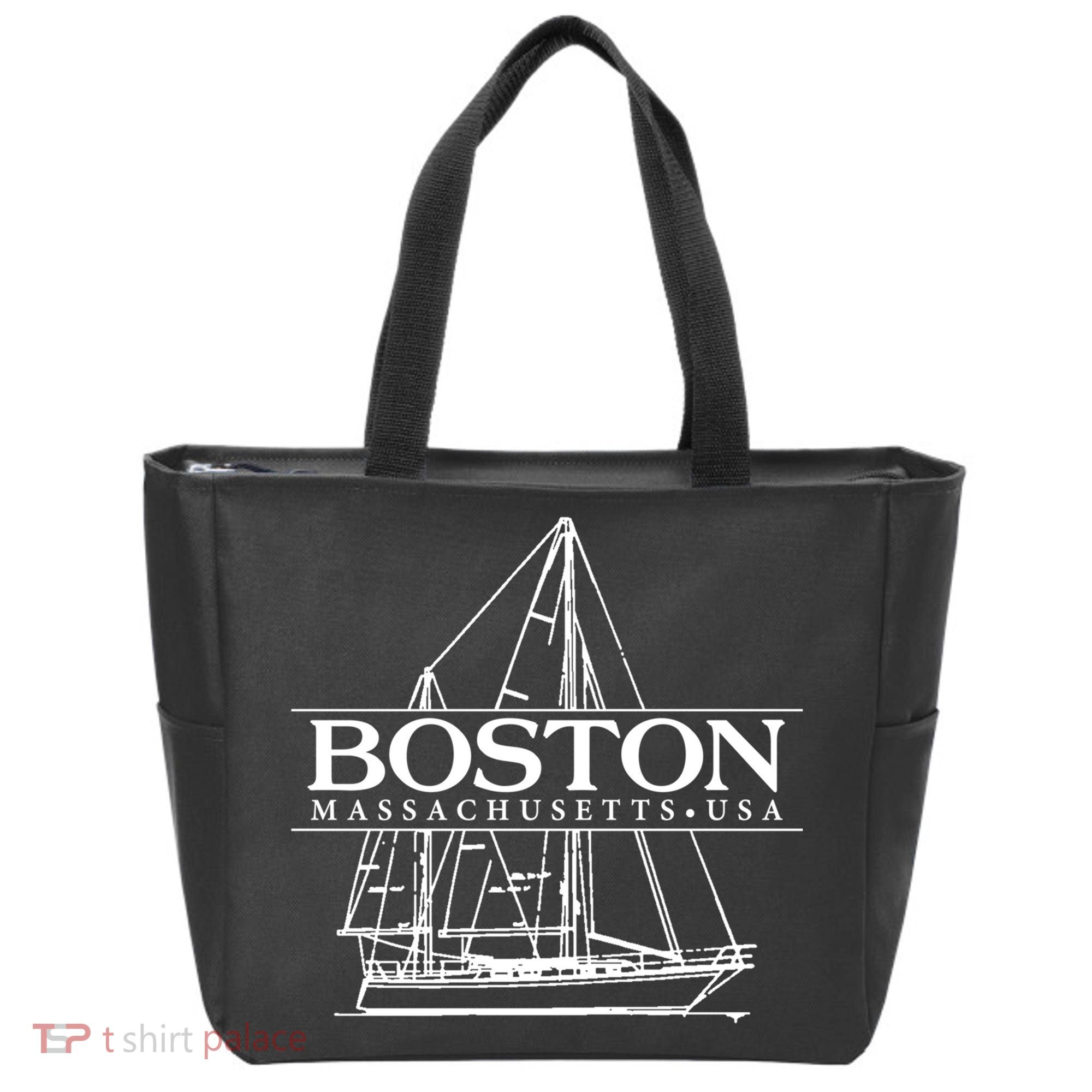 Boston Massachusetts Souvenir Sailing Great Gift Tote Bag