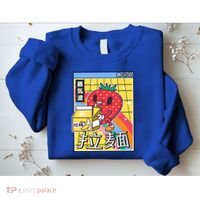 Banana Milk Strawberry Rainbow Digital Japan Style Vaporwave Gift Sweatshirt thumb 2