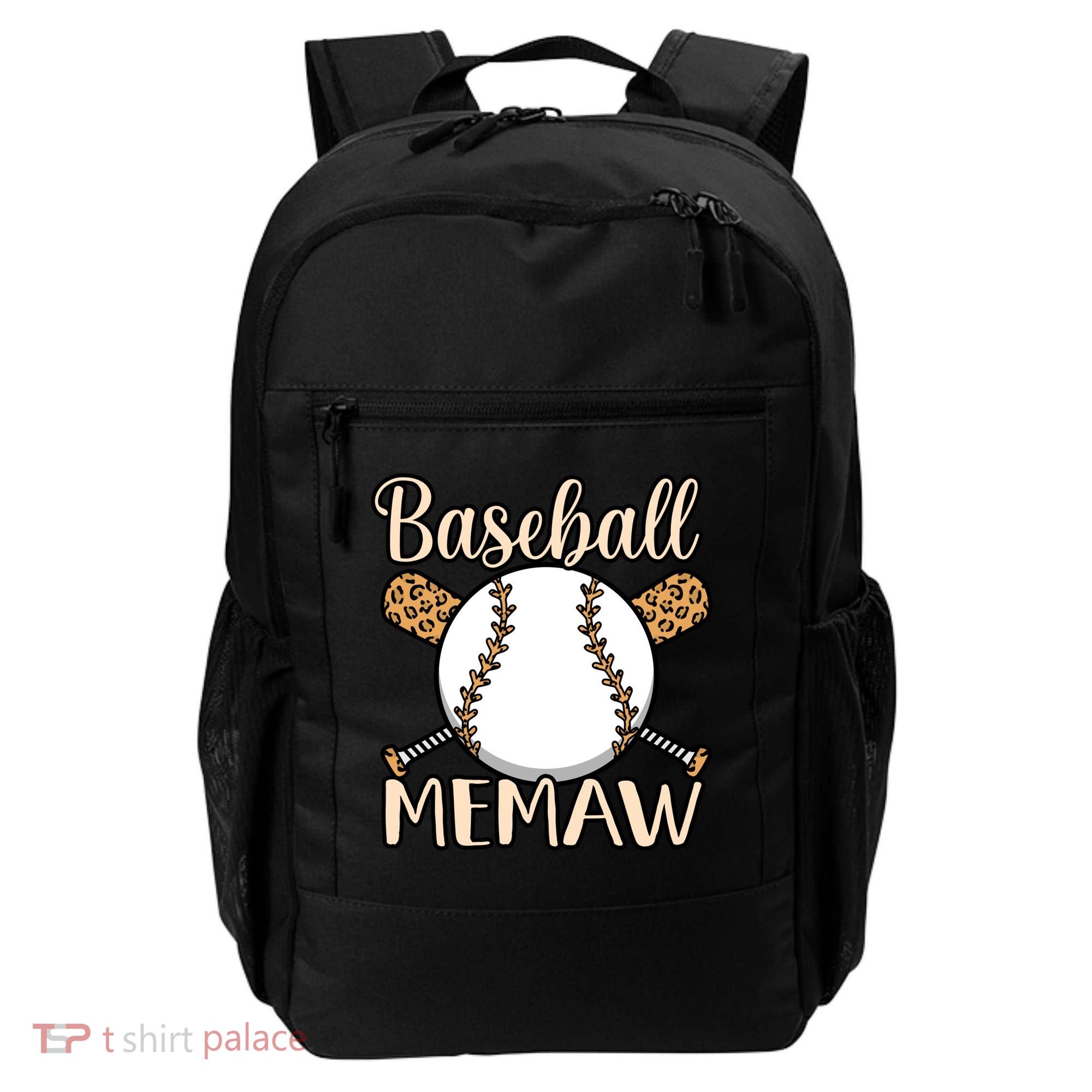 Baseball Memaw Sports Player Lover Coach Graphic Cool Gift Backpack
