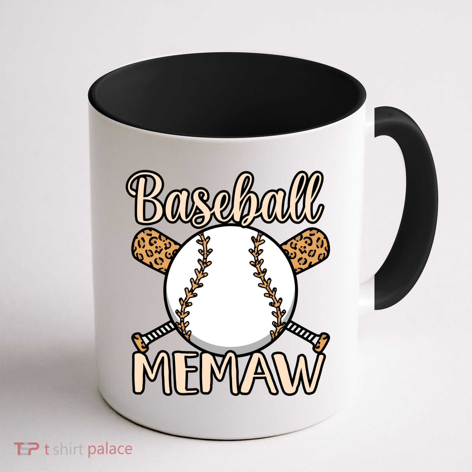 Baseball Memaw Sports Player Lover Coach Graphic Cool Gift Coffee Mug