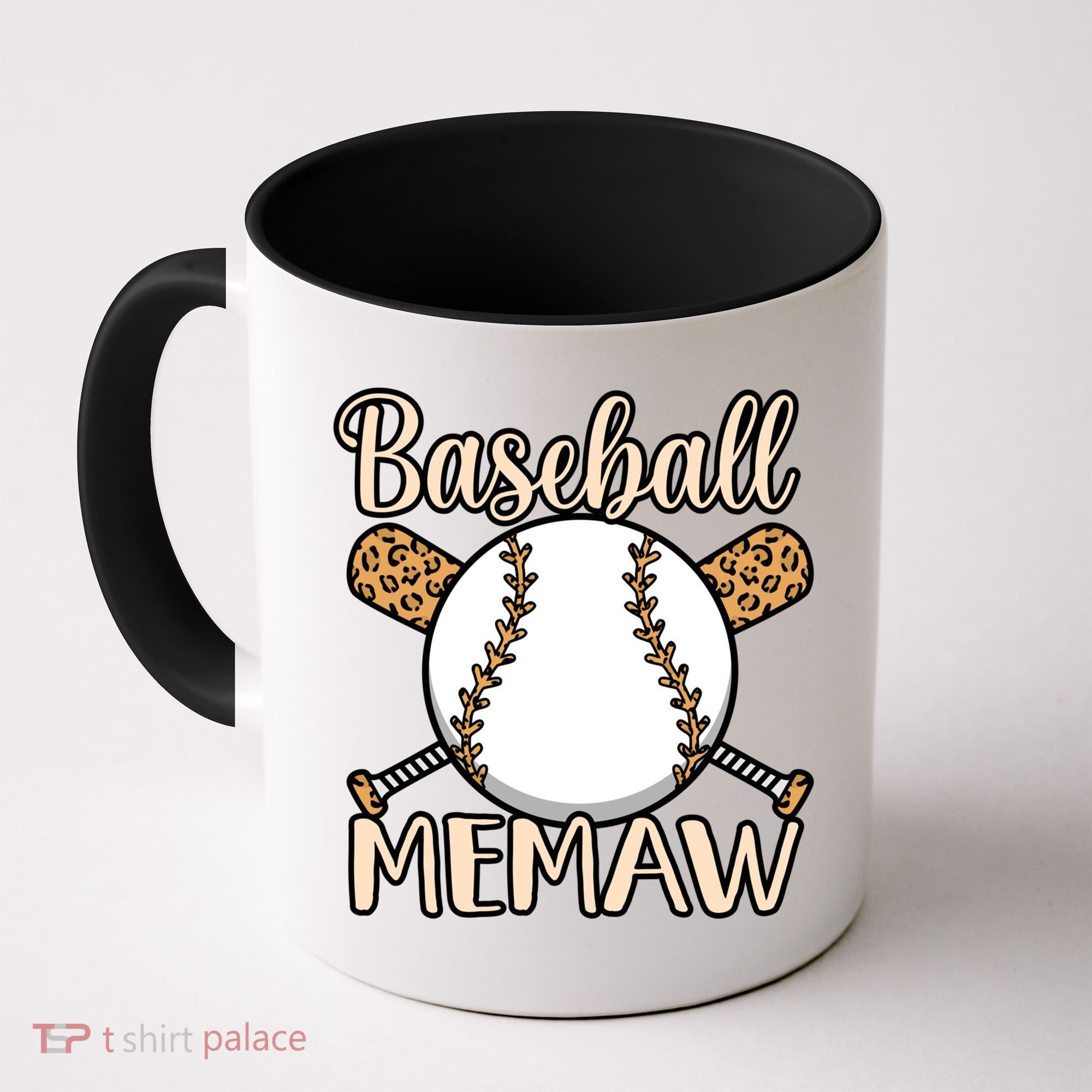 Baseball Memaw Sports Player Lover Coach Graphic Cool Gift Coffee Mug