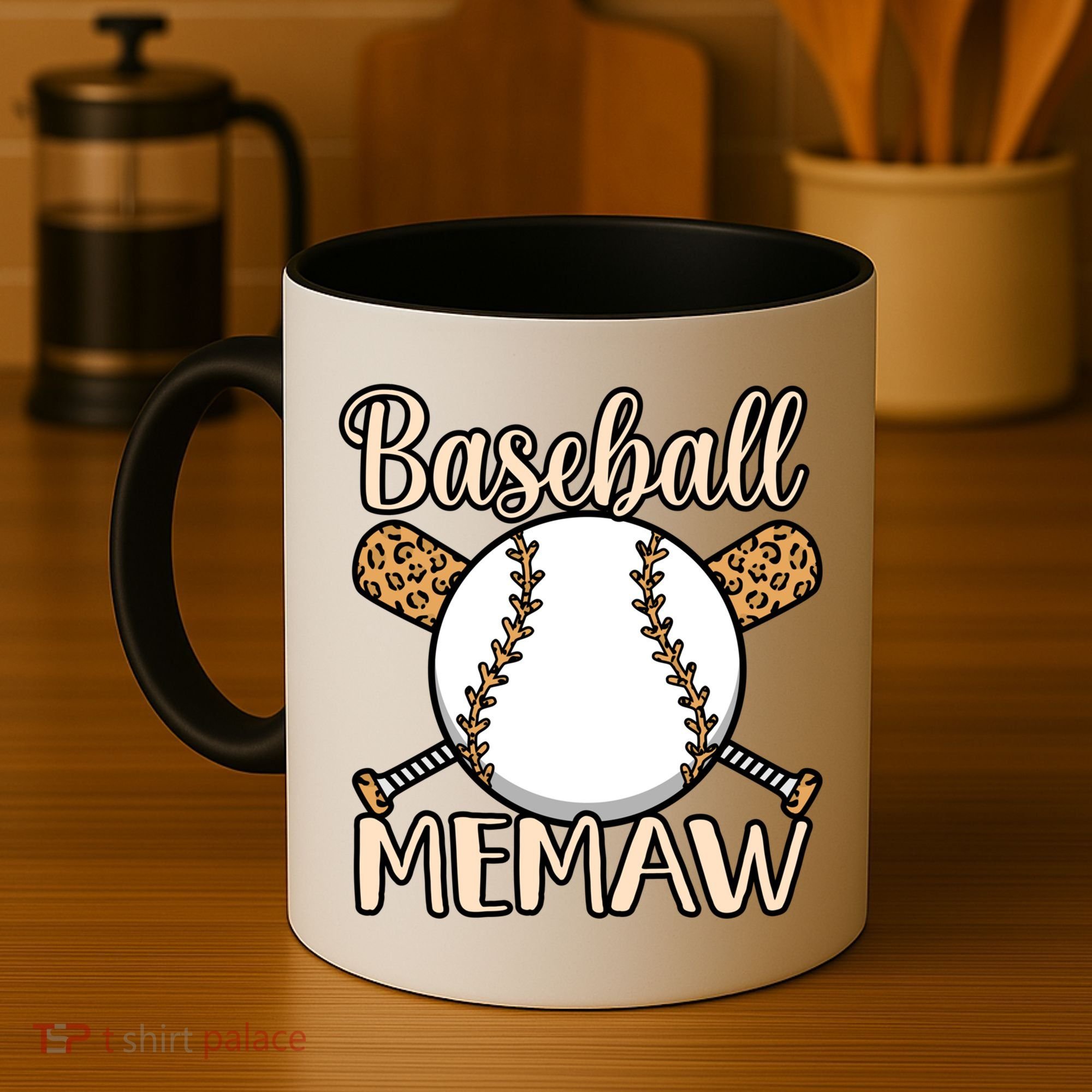 Baseball Memaw Sports Player Lover Coach Graphic Cool Gift Coffee Mug