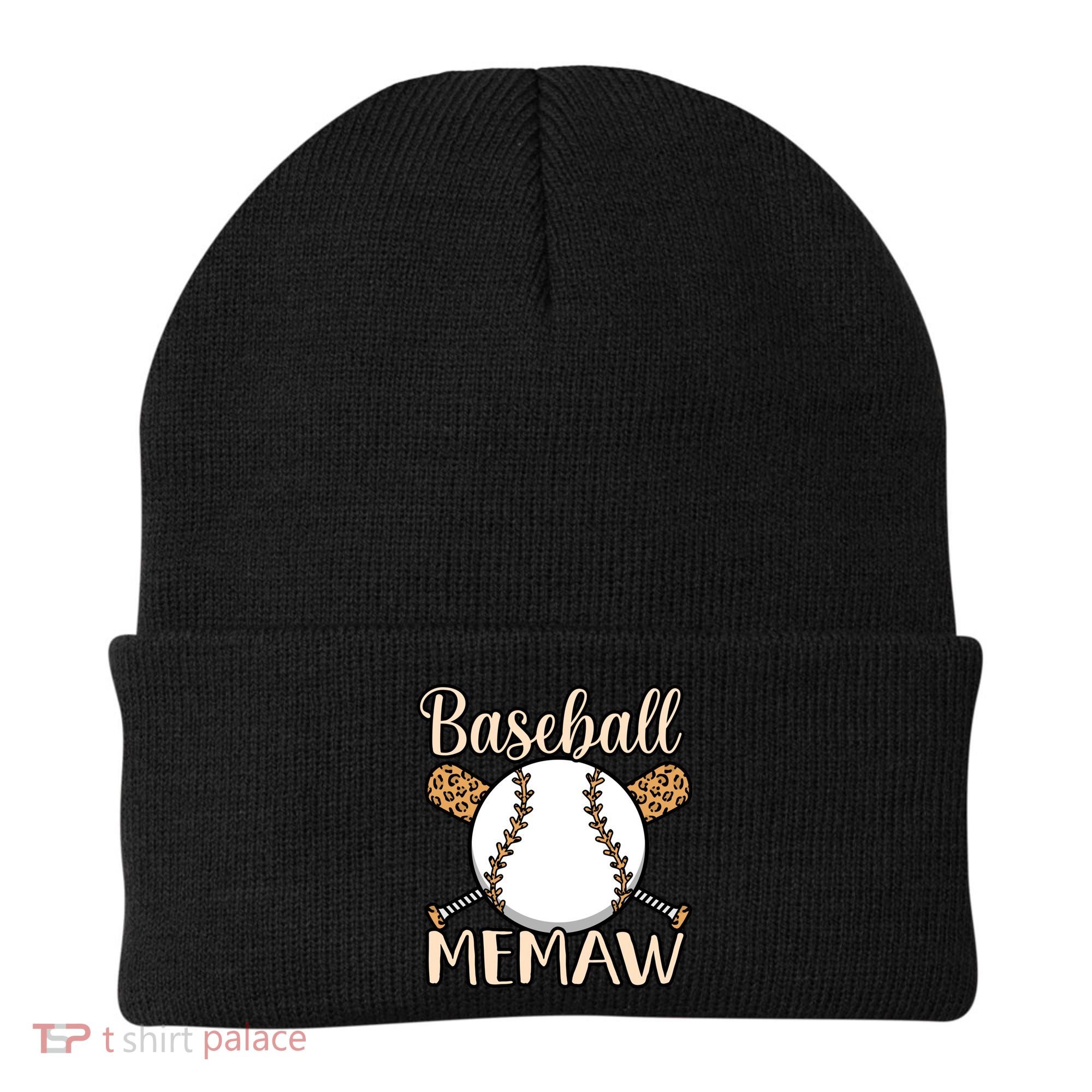 Baseball Memaw Sports Player Lover Coach Graphic Cool Gift Beanie
