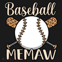 Baseball Memaw Sports Player Lover Coach Graphic Cool Gift Pajama Set thumb 2