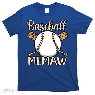 Baseball Memaw Sports Player Lover Coach Graphic Cool Gift T-Shirt