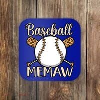 Baseball Memaw Sports Player Lover Coach Graphic Cool Gift Coaster thumb 0