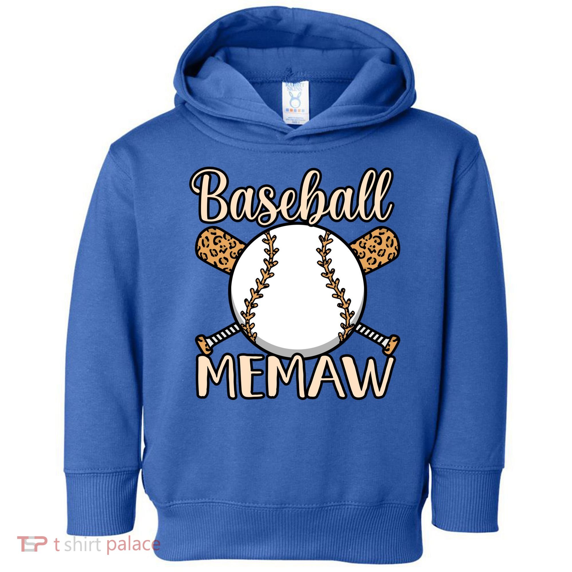 Baseball Memaw Sports Player Lover Coach Graphic Cool Gift Toddler Hoodie