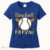 Baseball Memaw Sports Player Lover Coach Graphic Cool Gift Women's T-Shirt thumb 0