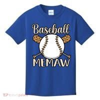 Baseball Memaw Sports Player Lover Coach Graphic Cool Gift Kids T-Shirt thumb 0