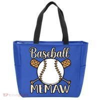 Baseball Memaw Sports Player Lover Coach Graphic Cool Gift Tote Bag thumb 0