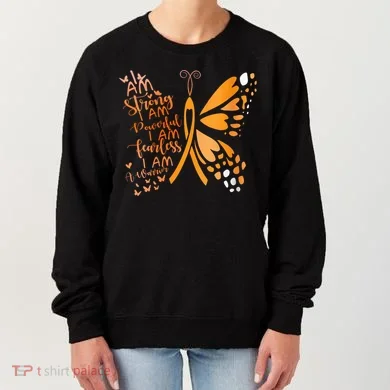 Butterfly Multiple Sclerosis Awareness Women's Sweatshirt