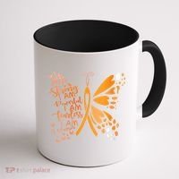 Butterfly Multiple Sclerosis Awareness Coffee Mug thumb 1