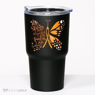 Butterfly Multiple Sclerosis Awareness Tumbler