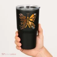 Butterfly Multiple Sclerosis Awareness Tumbler thumb 2