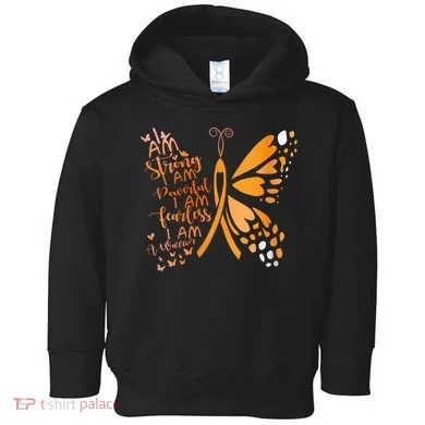 Butterfly Multiple Sclerosis Awareness Toddler Hoodie