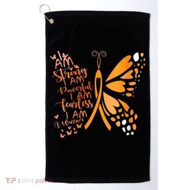 Butterfly Multiple Sclerosis Awareness Golf Towel