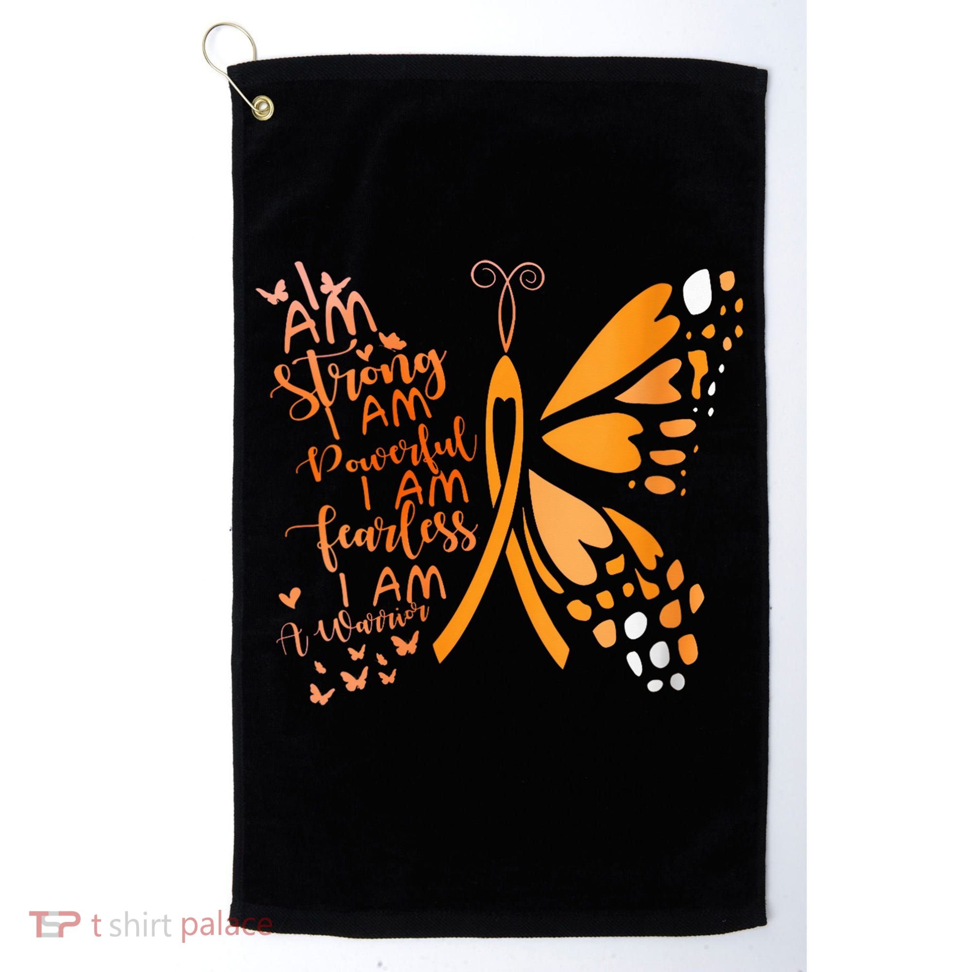 Butterfly Multiple Sclerosis Awareness Golf Towel