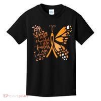 Butterfly Multiple Sclerosis Awareness Kids T-Shirt thumb 0