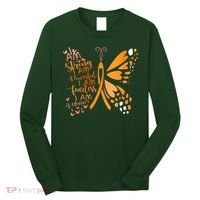 Butterfly Multiple Sclerosis Awareness Long Sleeve Shirt thumb 0