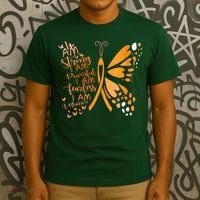 Butterfly Multiple Sclerosis Awareness T-Shirt thumb 3
