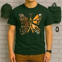 Butterfly Multiple Sclerosis Awareness T-Shirt thumb 6