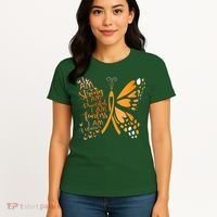 Butterfly Multiple Sclerosis Awareness Women's T-Shirt thumb 4