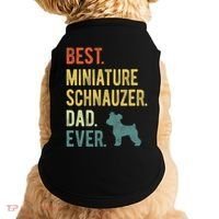 Best Miniature Schnauzer Dad Ever Dog Daddy Fathers Day Doggie Tank thumb 0