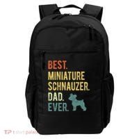 Best Miniature Schnauzer Dad Ever Dog Daddy Fathers Day Backpack thumb 0