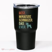 Best Miniature Schnauzer Dad Ever Dog Daddy Fathers Day Tumbler thumb 0