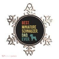 Best Miniature Schnauzer Dad Ever Dog Daddy Fathers Day Ornament thumb 0