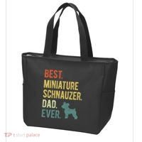 Best Miniature Schnauzer Dad Ever Dog Daddy Fathers Day Tote Bag thumb 3
