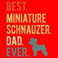 Best Miniature Schnauzer Dad Ever Dog Daddy Fathers Day Santa Hat thumb 1