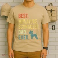 Best Miniature Schnauzer Dad Ever Dog Daddy Fathers Day T-Shirt thumb 6