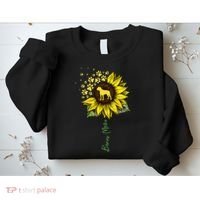 Boxer Mom Sunflower Boxer Dog Gifts Dog Mom Mama Sweatshirt thumb 2