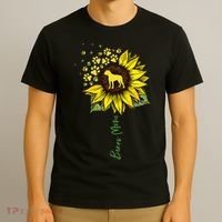 Boxer Mom Sunflower Boxer Dog Gifts Dog Mom Mama T-Shirt thumb 3