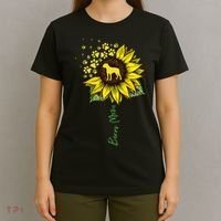 Boxer Mom Sunflower Boxer Dog Gifts Dog Mom Mama T-Shirt thumb 4