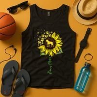 Boxer Mom Sunflower Boxer Dog Gifts Dog Mom Mama Tank Top thumb 4