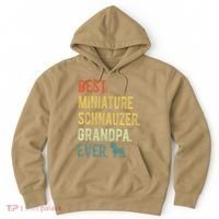 Best Miniature Schnauzer Grandpa Ever Dog Lover Fathers Day Hoodie thumb 0